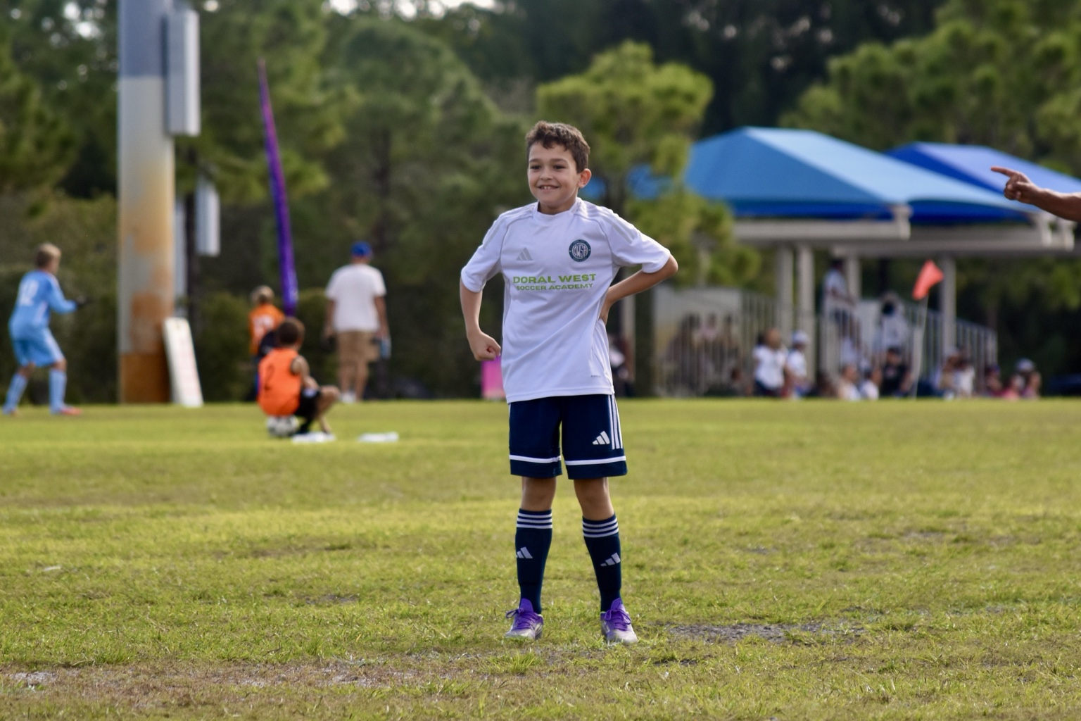 Youth soccer training with Doral West near Tamiami
